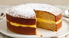 Perfect Lemon Cake with Silky Vanilla Cream — Easier Than You Think