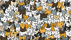 See if you can find the rabbit in this cat puzzle in under 20 seconds.
