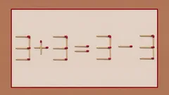 How to Make the Equation “3+3=3−3” True by Moving Just One Matchstick