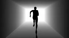 Is this person running toward you or away from you? This optical illusion reveals your dominant thinking style.